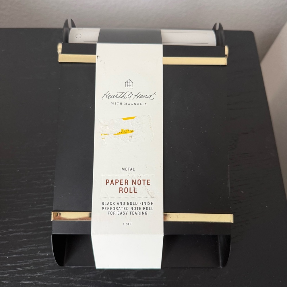 Hearth & Hand Black and Gold Organizer